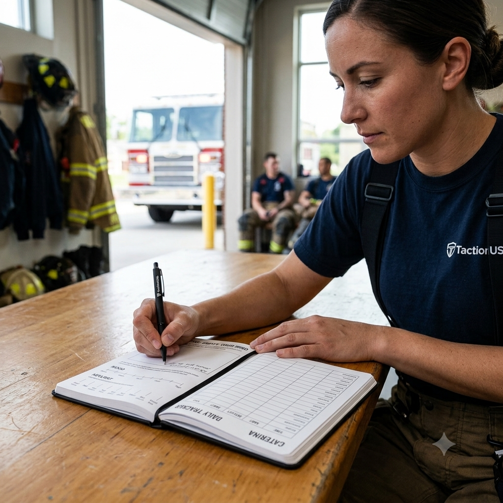 First Responder Journal Hardcover | Undated 3-Month Guided Planner