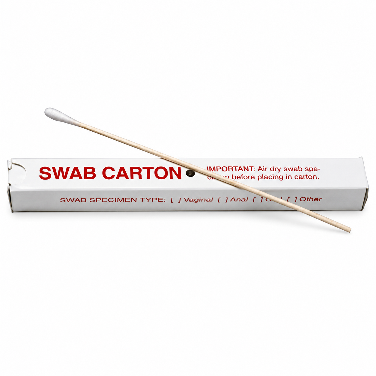 Professional DNA Swab Boxes | Pre-Printed DNA Swab Cartons | 50 Pack