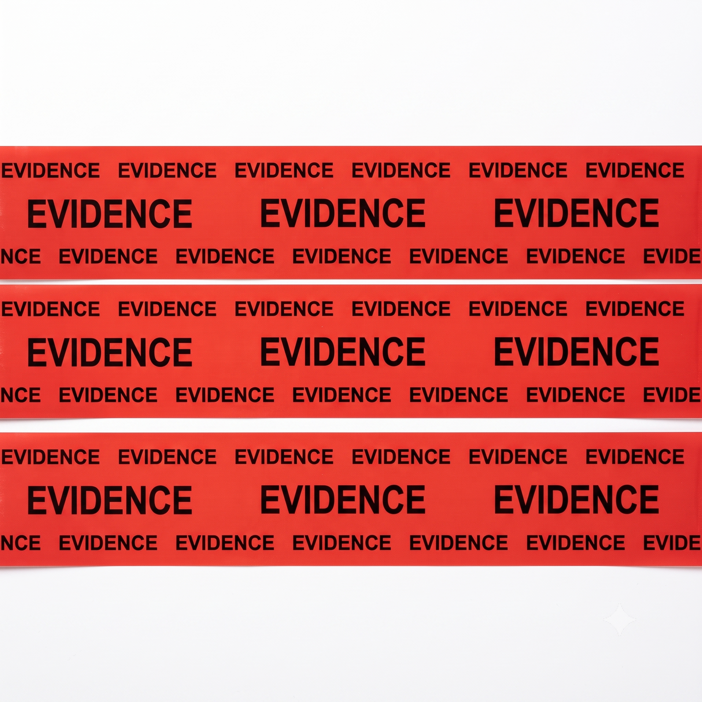 Professional Tamper-Evident Evidence Tape | 2" x 165 ft Red Roll