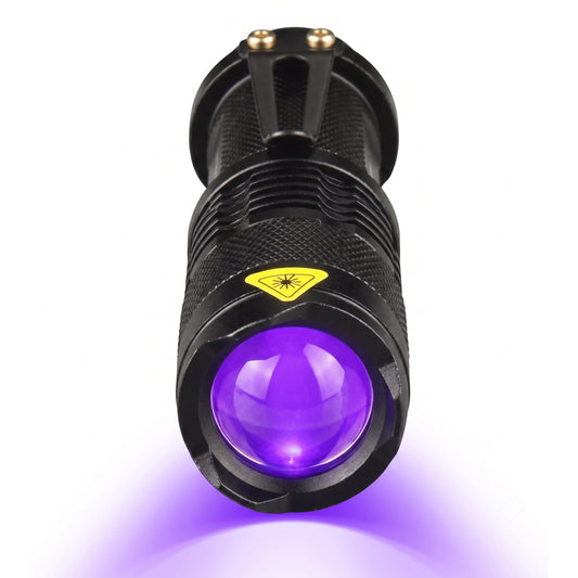 Taction Professional 395nm UV-A Blacklight Flashlight | Adjustable Focus