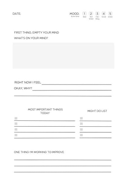 First Responder Journal Hardcover | Undated 3-Month Guided Planner