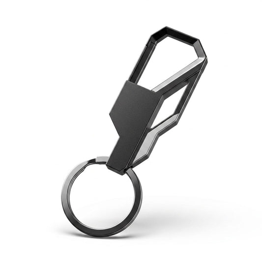 Heavy Duty Tactical Keychain with Carabiner | Zinc Alloy Key Ring
