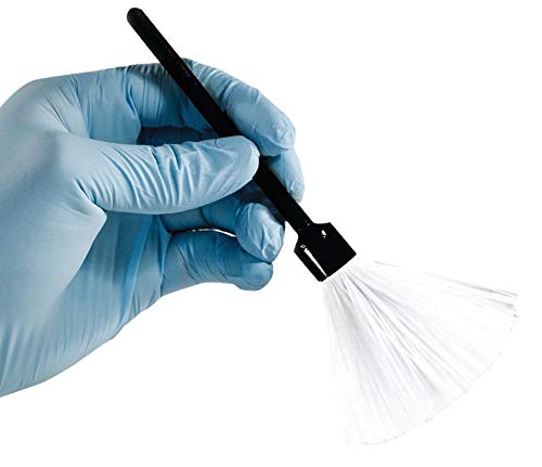 Professional Fiberglass Fingerprint Brush with Protective Tube Case