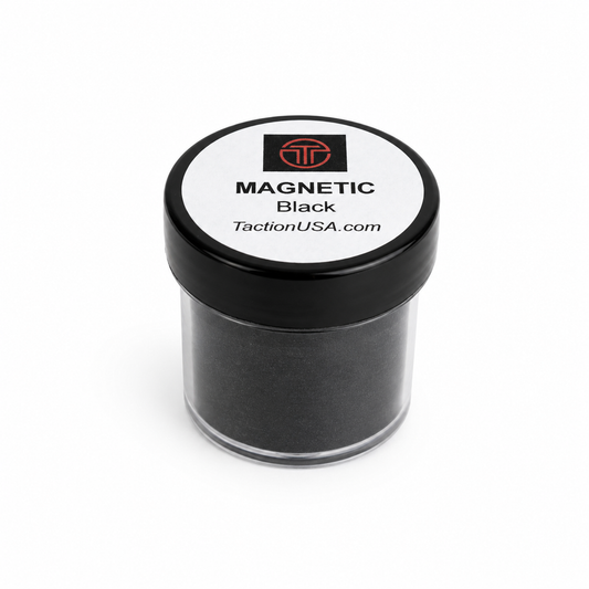Professional Black Magnetic Fingerprint Powder | 1 oz Container