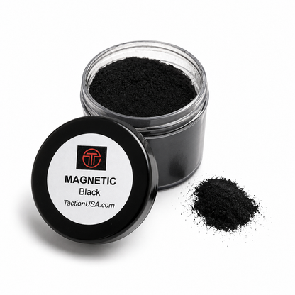 Professional Black Magnetic Fingerprint Powder | 1 oz Container