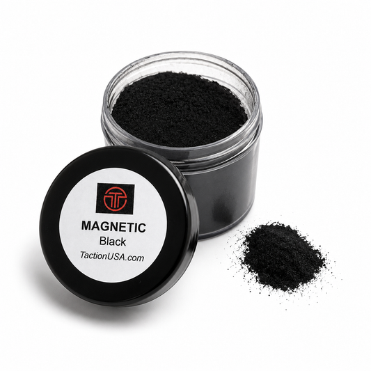Professional Black Magnetic Fingerprint Powder | 1 oz Container