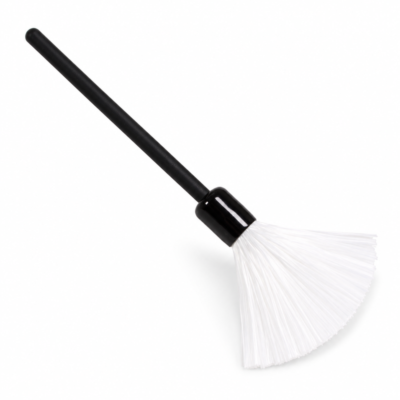 Professional Fiberglass Fingerprint Brush with Protective Tube Case