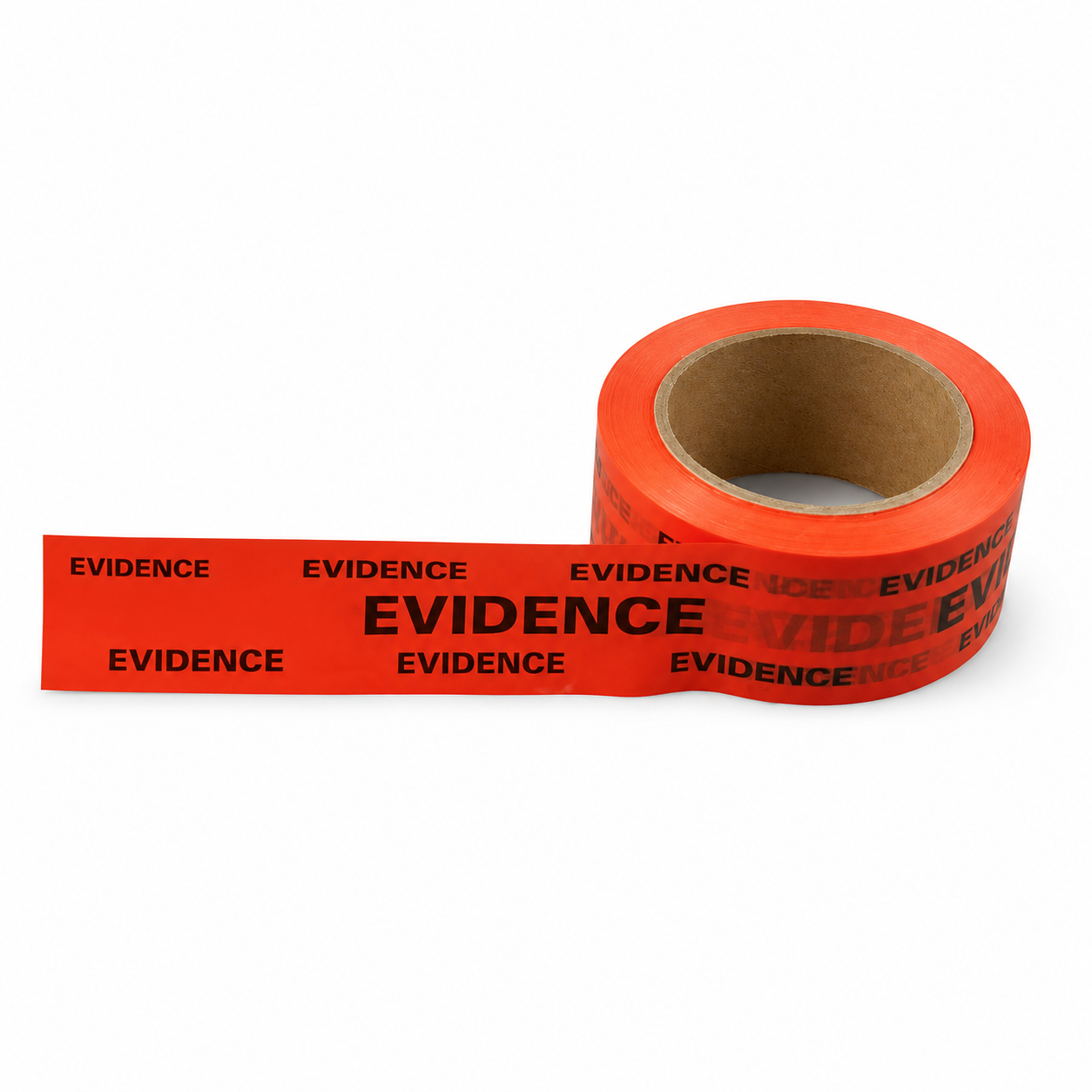Professional Tamper-Evident Evidence Tape | 2" x 165 ft Red Roll