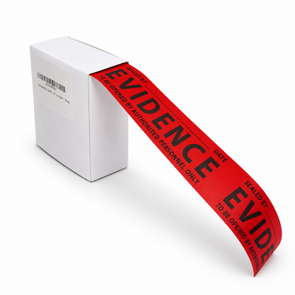 Professional Tamper-Evident Evidence Tape Roll | 82 ft Standard Size