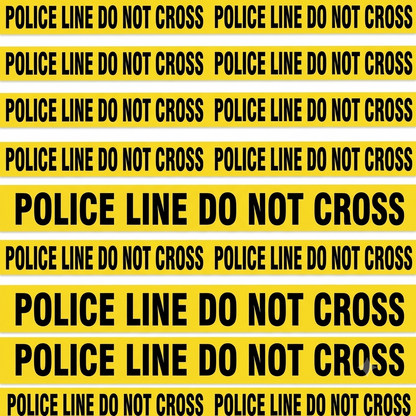 Police Line Do Not Cross Caution Tape
