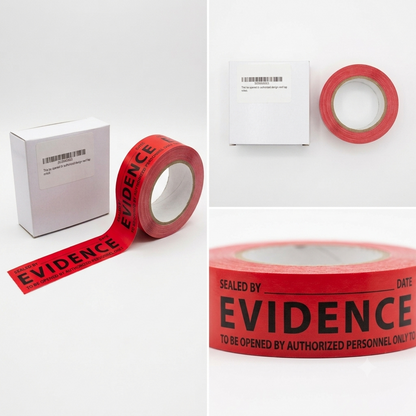 Professional Tamper-Evident Evidence Tape Roll | 82 ft Standard Size